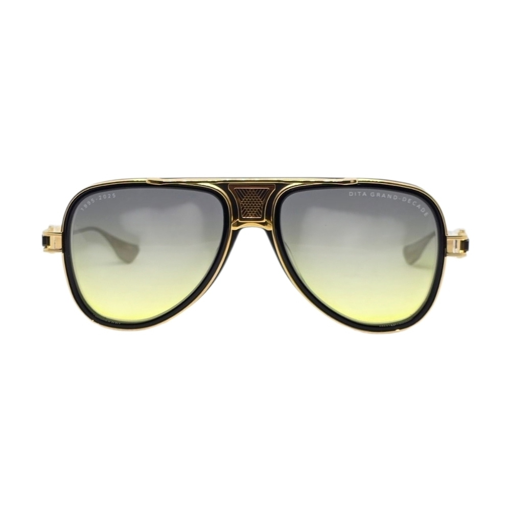 DITA Gradient Aviator Sunglasses in Black and Gold
